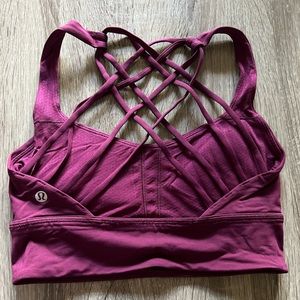 Lululemon free to be wild long line bra size 6